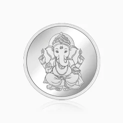 Silver Personalised Ganesha Coin- 30g
