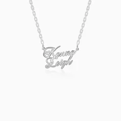 Silver Personalised Perfect Match Pendant