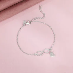 Silver Personalised Timeless Bond Bracelet