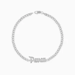 Silver Personalised Timeless Classic Bracelet For Him