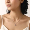 Silver Petal Muse Pendant (Without Chain)