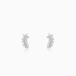 Silver Petalicious Earrings