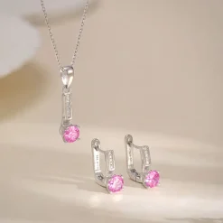 Silver Pink Glam Set