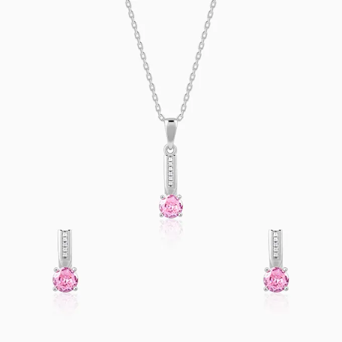 Silver Pink Glam Set