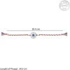 Silver Positive Evil Eye Rakhi