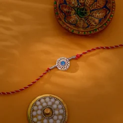 Silver Positive Evil Eye Rakhi