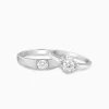 Silver Power Pair Couple Bands