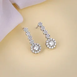 Silver Prima Donna Dangler Earrings