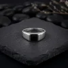 Silver Prince Onyx Ring For Him (Size 17)