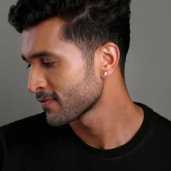 Silver Pristine Stud For Him