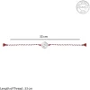 Silver Protected Om Rakhi