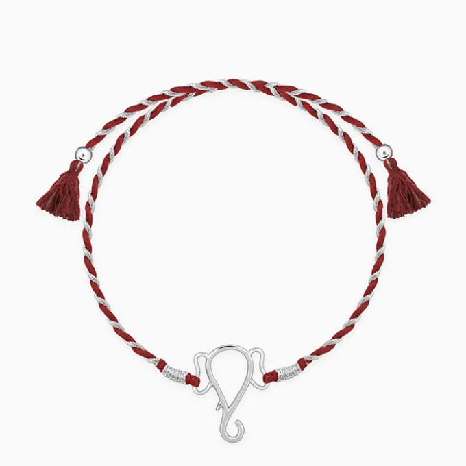 Silver Protector of All Rakhi