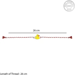 Silver Quack-tacular Rakhi for Kids
