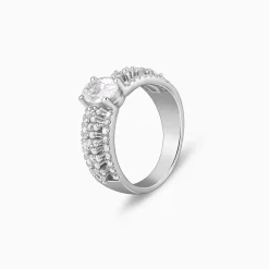 Silver Queen of Hearts Ring
