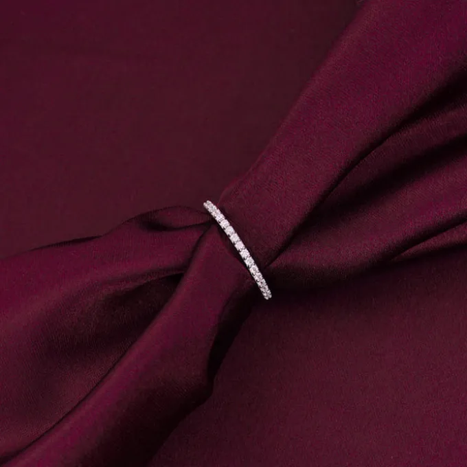 Silver Radiant 2-in-1 Detachable Rings