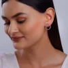 Silver Radiant Sphere Earrings