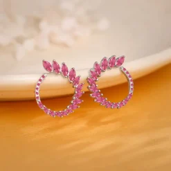Silver Radiant Sphere Earrings