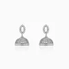 Silver Raktima Jhumki