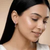 Silver Redlove Dangler Earrings