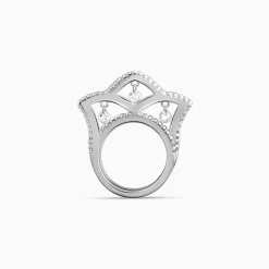 Silver Regal Crown Ring