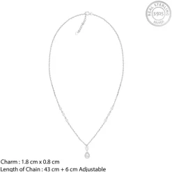 Silver Regal Radiance Necklace