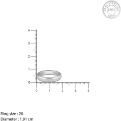 Silver Resilient Ring For Him