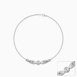 Silver Rockabye Anklet