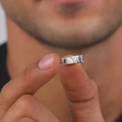 Silver Rockstar Ring For Him