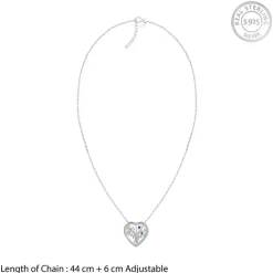 Silver Rooted in Her Necklace