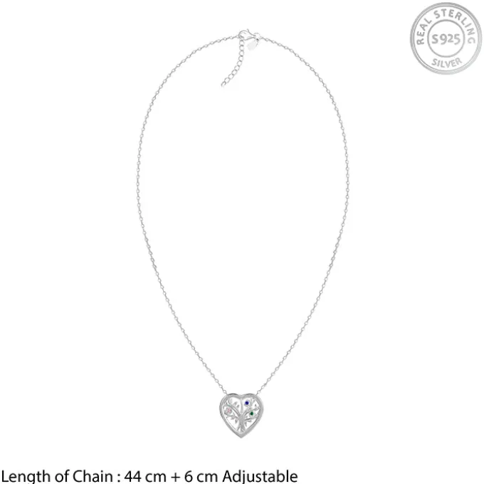 Silver Rooted in Her Necklace