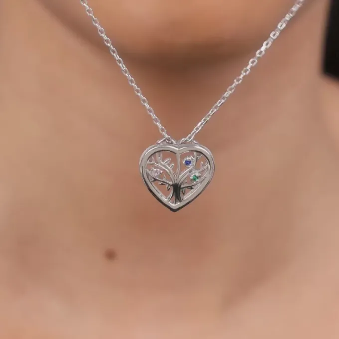 Silver Rooted in Her Necklace