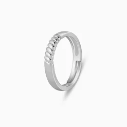 Silver Rope Ring for Him