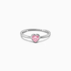 Silver Rosetta Heart Ring (Size 14)