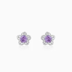 Silver Royal Blossom Studs