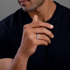Silver Rugged Ring For Him