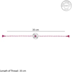 Silver Sacred Knot Rakhi