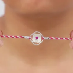 Silver Sacred Knot Rakhi