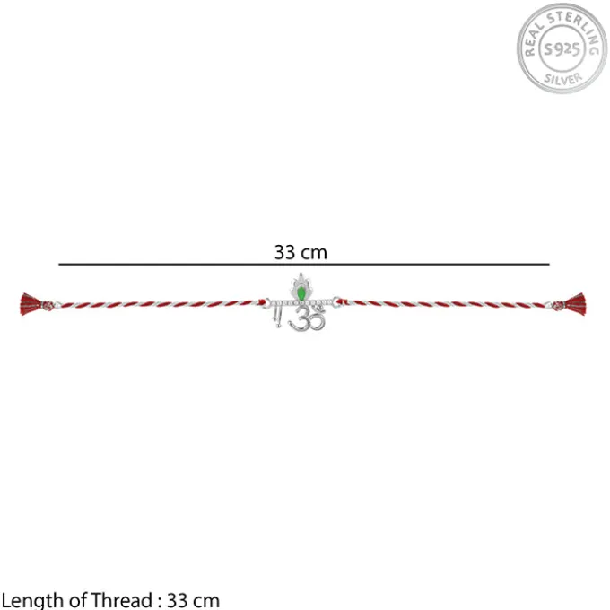 Silver Sacred Om Rakhi