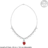 Silver Scarlet Promise Necklace