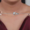 Silver Sea of Love Bracelet