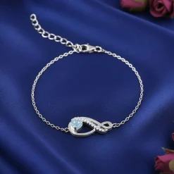 Silver Sea of Love Bracelet