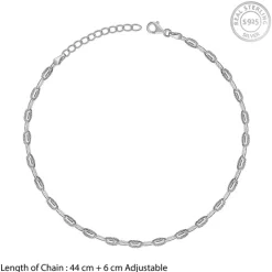 Silver Sequin Chain