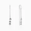 Silver Seriqo Flow Sui Dhaga Earrings