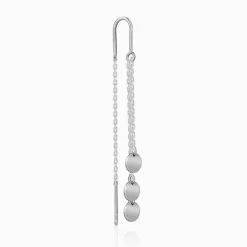 Silver Seriqo Flow Sui Dhaga Earrings