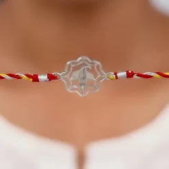 Silver Shakti Ganapati Rakhi