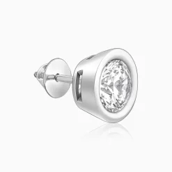 Silver Shine Zircon Earrings