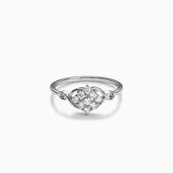 Silver Shiny Crown Ring (Size 12)