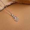 Silver Shree Ram Pendant with Link Chain For Him