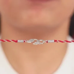 Silver Shubh Om Rakhi