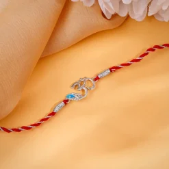Silver Shubh Om Rakhi